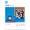 HP SUPPLIES HP Confezione da 25 fogli carta fotografica lucida Everyday A4/210 x 297 mm, Semi lucida, 200 g/m², A4, Nero, Blu, Bianco, 25 fogli, Business, Aziendale Q5451A