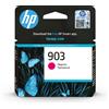 HP SUPPLIES HP Cartuccia di inchiostro magenta originale 903, Resa standard, Magenta, Inchiostro a base di pigmento, 4 ml, 1 pz, 315 pagine T6L91AE#BGX