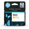 HP SUPPLIES HP Cartuccia di inchiostro giallo originale 903, Resa standard, Giallo, Inchiostro a base di pigmento, 1 pz, 315 pagine, Confezione singola T6L95AE#BGX