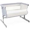 Chicco Next2Me Culla Neonato Fianco Letto per Cosleeping, Lettino Neonati con Materasso, ‎94 x 69 x 81 cm, 9 Kg, Grigio Chiaro