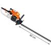 STIHL Tagliasiepi a scoppio HS 45 Stihl lama da 60 cm leggero tosasiepi da giardino