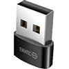 TERRATEC Adattatore C20 USB C femmina a USB maschio adattatore USB C a USB 3.0 compatibile con AirPods 3, iPad Mini 6/iPad Air 4, iPhone 13/12 Pro Max, Apple Watch Series 7, Galaxy S20, ecc