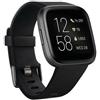 Fitbit - Smartwatch Versa 2 Impermeabile 5ATM Display 1.4' WiFi / Bluetooth e NFC per Fitness con Contapassi e Cardiofrequenzimetro Nero - SPEDIZIONE GRATUITA