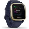 GARMIN - Smartwatch Venu SQ Impermeabile Display 1.3' Cardiofrequenza GPS Bluetooth Colore Blu Oro - SPEDIZIONE GRATUITA