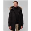 Woolrich Parka Nero Con Piumino Da Uomo Woolrich Polar High Collar Fur Parka