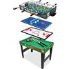 TEOREMA Tavolo Da Gioco 4 In 1 Calcetto Ping Pong Biliardo E Hockey - REGISTRATI! SCOPRI ALTRE PROMO