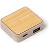 Porta USB in bambù e fibra di grano CLUNI personalizzate o neutre