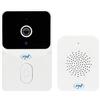 PNI Safe House IDB12 - Campanello video, WiFi, visione notturna, IP54, batteria integrata, controllo con app Tuya