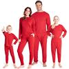 CityComfort Pigiama Natale Famiglia Bambini ADO, Pigiama Natalizio Bambino, 2 Pz Accogliente Pigiami Set (Rosso, 18-24 Mesi)