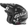 O'NEAL | Casco da moto | Enduro Street Adventure | Guscio esterno leggero in fibra di vetro, fodera rimovibile e lavabile, chiusura magnetica | SLAT Helmet TORMENT | Adulto | Nero | Taglia S