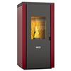 STUFA A PELLET VENTILATA 8.3 KW EVO92 5.0 GRIGIO o BORDEAUX