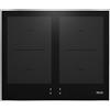 MIELE Piano cottura a induzione con cucina elettrica KM 7005 FR/ Herdgesteuertes Induktionskochfeld
