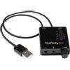 StarTech.com Scheda audio esterna adattatore audio stereo USB con audio digitale SPDIF, 5.1 canali, 24 bit, 91 dB, USB ICUSBAUDIO2D