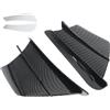 Headerbs Ala del del Motociclo, 1 Paio di Carenature Laterali in Fibra di Carbonio Dell'ala Aerodinamica del Motociclo Winglets Universal Fit