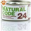 Natural Code 24 Cat Adult al Tonno, Manzo e Verdure in Jelly - Lattina Da 85 Gr