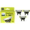 Philips OneBlade 360 QP430/50 3 pz