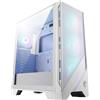 MSI MAG FORGE 320R AIRFLOW WHITE Mid-Tower PC Case - Capacità ATX, supporto GPU RTX 40, ventole ARGB, filtri antipolvere magnetici, vetro temperato, scheda di controllo 1-6 ARGB, USB 3.2 Gen 1 Type-A
