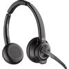 POLY Plantronics Bluetooth DECT Headset Savi stereo Nicht Skype for Business zertifiziert Nero