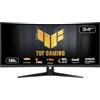 ASUS TUF Gaming VG34VQ3B Monitor Gaming Curvo da 34" pollici WQHD (3440x1440), 180Hz ELMB SYNC, FreeSync Premium, Tempo di Risposta 1ms, 90% DCI-P3, DisplayWidget Center