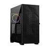 Noua Iron V7 Nero - Case PC Gamer ARGB Mid-Tower ATX - Ventola PWM ARGB 120 mm - Pannello Frontale Mesh e Pannello Laterale in Vetro Temperato con Cerniere