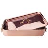 Pentole Agnelli ALCU150C32 Rostiera con Coperchio in Rame liscio Stagnato, 32 x 23 cm