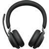 Jabra Evolve2 65 UC Stereo Auricolare Wireless A Padiglione Ufficio USB tipo A Bluetooth Nero