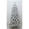 G.t.r. Albero di natale innevato cortina new top slim h.180 apertura ad ombrello in pvc+needle