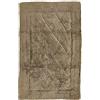 HOME ZEN HOUSEHOLD LINEN tappeto da bagno art. tenero morbido e folto assorbente con antiscivolo sotto vasca doccia lavabo lavandino bidet e wc water toilette 100% cotone (50X80CM, MARRONE)