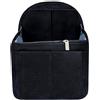 Soyizom Inserto per Organizer per Zaino in Nylon, Zaino Borsa Universale a Tracolla, Nero