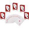 WEINIBAO 5 Mazzi Carte da Gioco per Bambini e Adulti, Poker da Viaggio, Accessori per Case delle Bambole