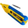 S&R Pinza Spelafili per cavi internet tv sat 3 X 1,5 mm/bit Taglio 4.0 mm, cavo a bassa tensione 8 - 13 mm cavo 10 - 20 AWG, SAT/RG6 & RG59 + Inserto Avvitamento