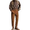 Oanviso Uomo Corduroy Salopette Vintage Senza Maniche Salopette con Cinturini Regolabile Casual Tracolla Staccabile Salopette in Velluto a Coste Classico Stile Britannico Pantaloni A Cachi XXL