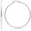 KEZEF Orecchini a Cerchio in Argento Sterling 925 - Orecchini a Cerchio Donna Uomo - Ipoallergenici 50 mm di Diametro