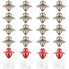 Set Di 48 Clip Per Modanatura Porta Auto – Compatibili Con Vauxhall/Opel – Colori Grigio, Bianco, Rosso – Sostitutive Originali 7701470769