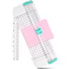 Meafeng Taglierina per Carta A5, 12 Pollici Taglierina con Protezione Automatica di Sicurezza e Righello Laterale per Tagliare Carta, Coupon, Foto, Cartoncini e Etichette