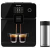 Cecotec Caffettiera Superautomatica con Macinino Power Matic-ccino 8000 Touch Serie Nera S. 1400 W, Touch Screen Sistema All Capuccino e Caffè Personalizzabile, 19 Bar, Serbatoio Latte