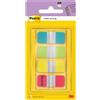 Post-It 676-ALYR-EU Set Strong Mini Segnapagina, 40 Pezzi, Turchese/Lime/Giallo/Rosso