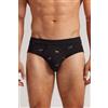 Intimissimi Slip Cotone Superior Stampa Bassotto Nero