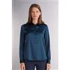 Intimissimi Camicia In Seta Blu