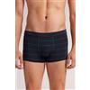 Intimissimi Boxer Cotone Superior Stampa Righe Blu Verde Blu
