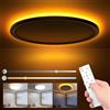 Birnetek® Plafoniera Led Soffitto 24W, Plafoniere Led 3000K-6500K, Dimmerabile,1800K Luce Notturna con Telecomando per Camere da letto, Soggiorni, Cucina, Bagno