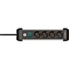 Brennenstuhl Ciabatta multipla in alluminio di alta qualità con interruttore e cavo da 1,8 m, made in Germany
