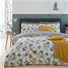 Catherine Lansfield Retro Circle Double Duvet Cover Set