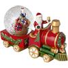 Villeroy & Boch - Christmas Toys, treno in globo di neve grande, treno, 22 x 8,5 x 12,5 cm, porcellana/vetro, multicolore