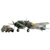 TAMIYA 25217 1:48 JPN Ki-46-III 100 & Kurogane (4) - riproduzione fedele dell'originale, kit di costruzione in plastica, fai da te, modello, assemblaggio, non verniciato