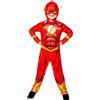 amscan 9910119 il Flash Halloween Costume età 6-8 Warner Bros anni, Rosso