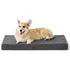 Bedsure cuccia ortopedica per cani di media taglia - cuscino per cani soffice tappetino per cani materasso lavabile per cani di media taglia, Verde scuro, Scatola L (89x56x7,6 cm)