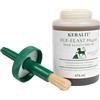 Keralit Huf‑Elast con pennello - olio idrosolubile per la cura degli zoccoli per cavalli con alloro, sesamo, avocado e olio di jojoba - per zoccoli secchi, maggiore elasticità e capacità di carico