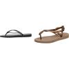 Havaianas Infradito Nero 39/40 EU + Infradito Oro Rosa 39/40 EU