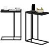 Furinno Camnus Tavolino da salotto moderno, Americano, Set di due